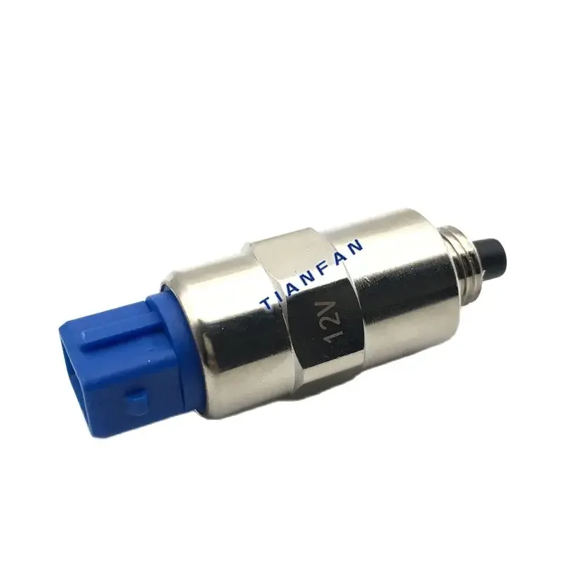 

For Caterpillar E320 313 312D2 fuel pump diesel pump flameout solenoid valve cut-off valve switch excavator accessories