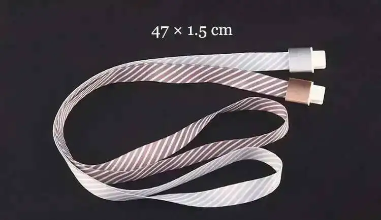 Personalausweis-Hülle aus Metall, Aluminium und Acryl mit Namensschild und Umhängeband, Halterung für Ausweise – Detail 9