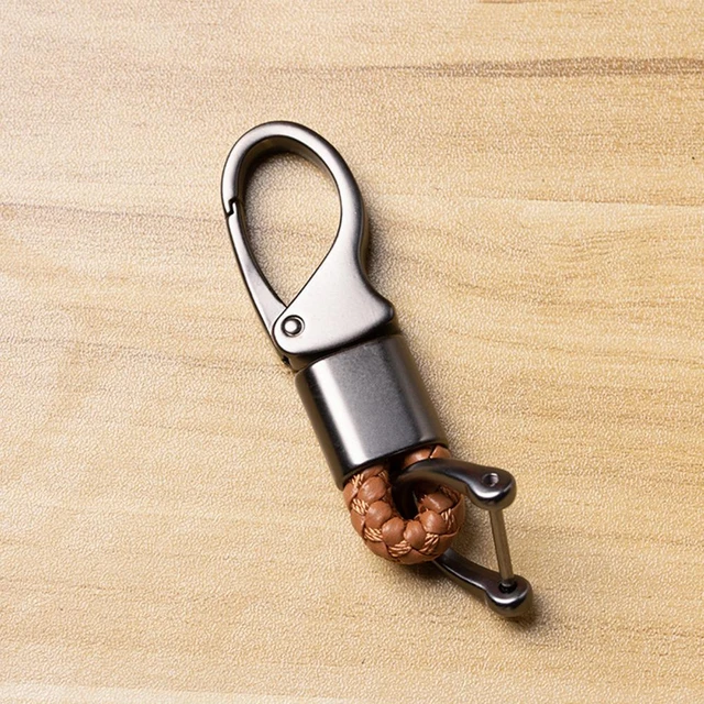 Strong Key Ring Carabiner Keyring Corrosion Resistant Metal Keychain Holder  Durable Versatile Accessory for Small Items