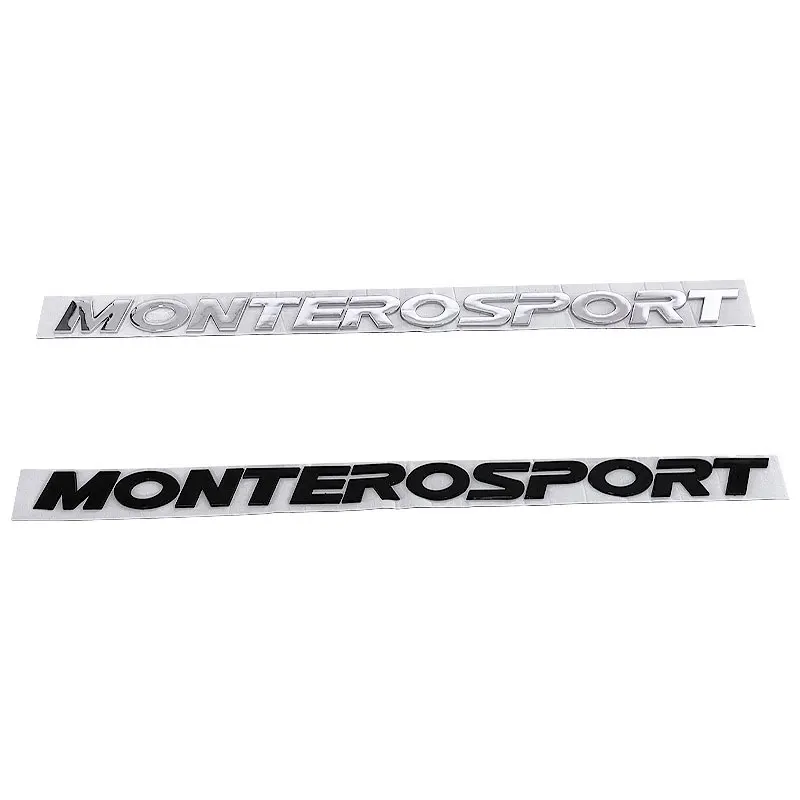 

MONTERO SPORT letter logo trunk label car stickers for Mitsubishi Montero Three-dimensional front head hood rear refit decals