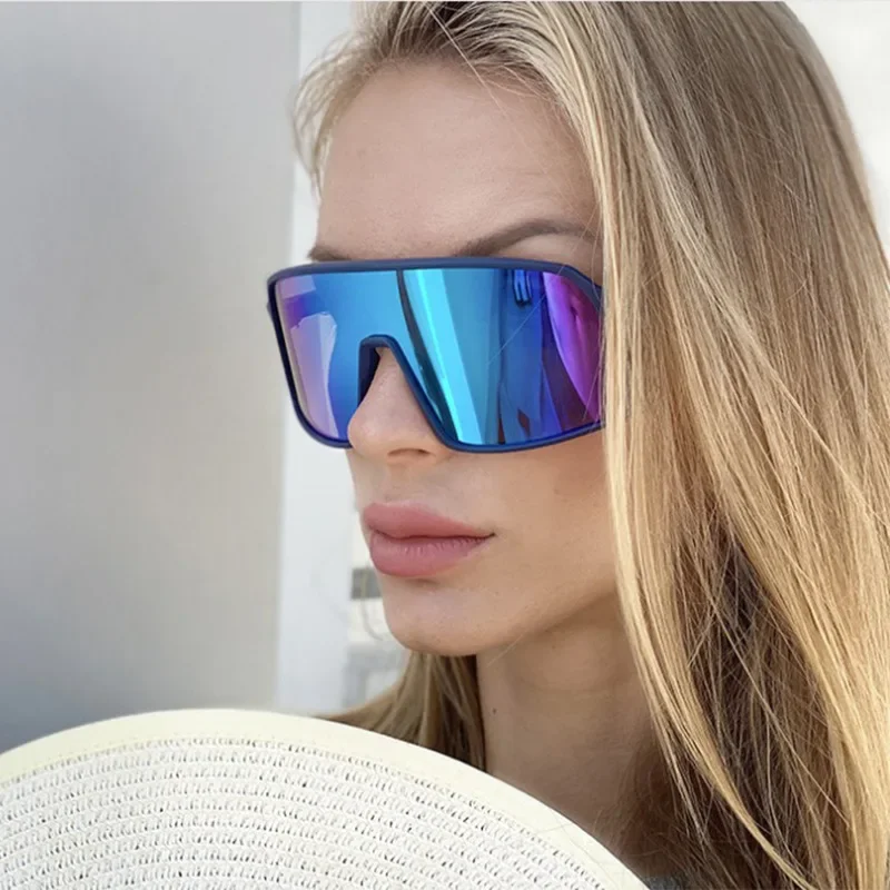 

New One-piece Cycling Glasses Cycling Outdoor Sports Sunglasses Running Goggles Windproof Sunglasses