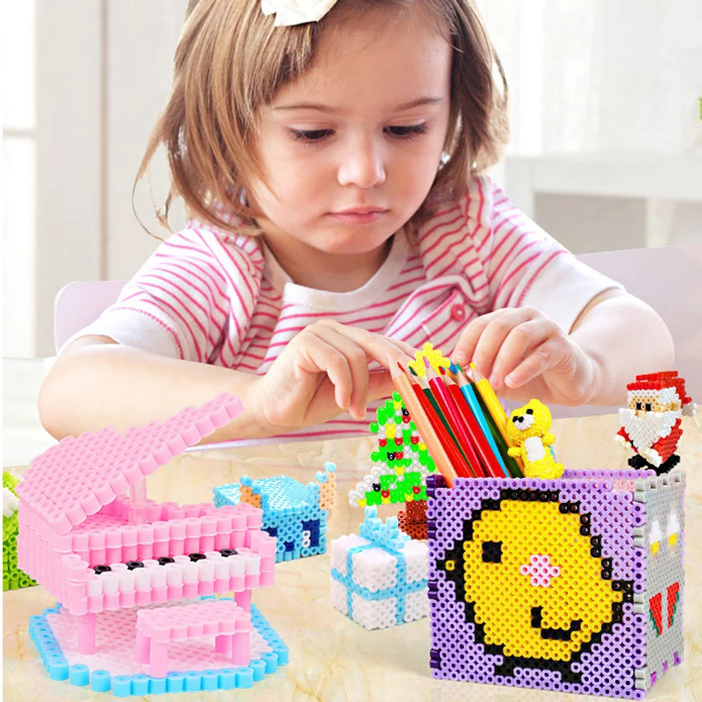 Iron EU/US Mini Eectric Iron DIY Craft Fuse Beads Tool Iron Special Creative Hama Beads Hand Making 3D Puzzle Melting Beads 6