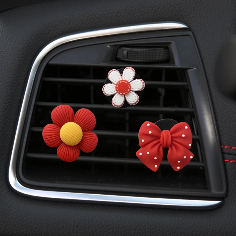 Car Air Freshener Car Vent Aromatherapy Cute Bow Tie Sun Flower Car Perfume  Clip Car Aroma Diffuser 2022 Newest Car Accessories| | - AliExpress