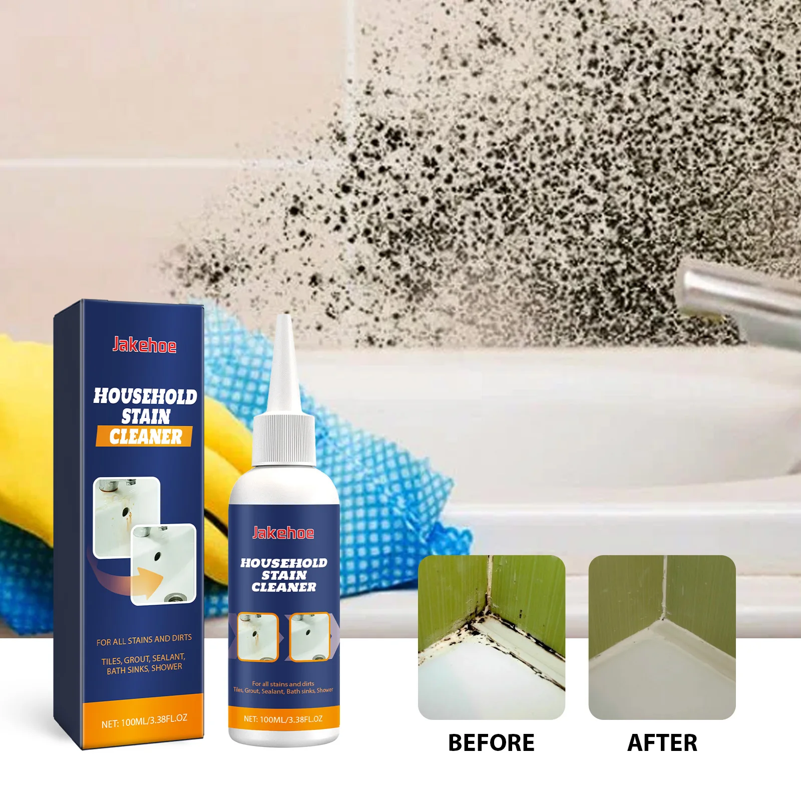 Eco Friendly Black Mold Removal Gel Cleaner