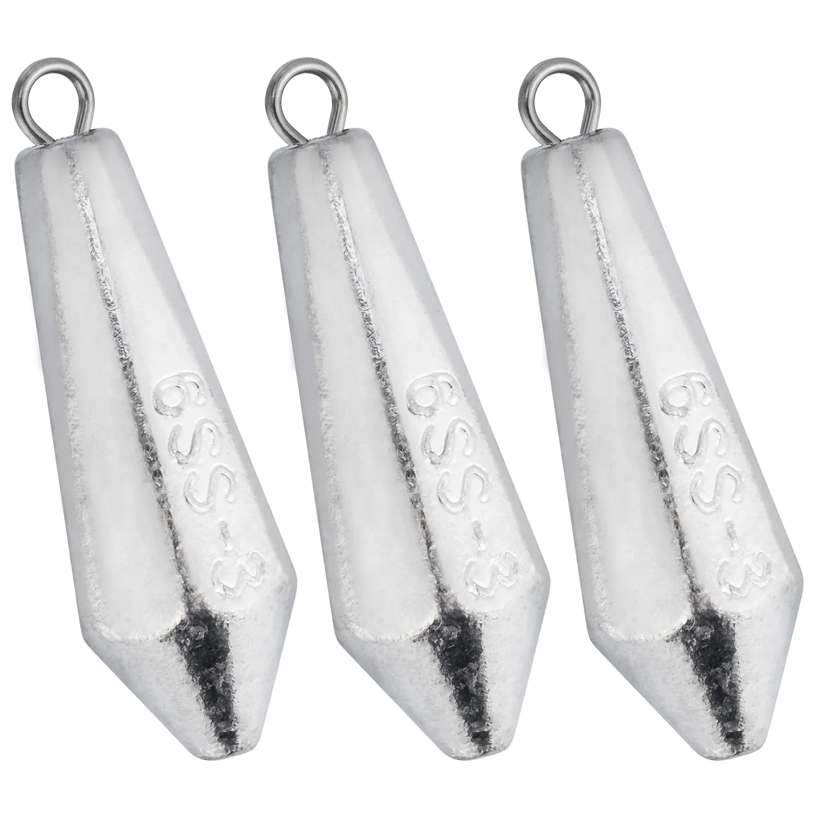 Kit De 44 Plomos De Pesca Con Forma De Gota - 10 Tamaños Distintos - Ideal Para Pesca En Mar O Río