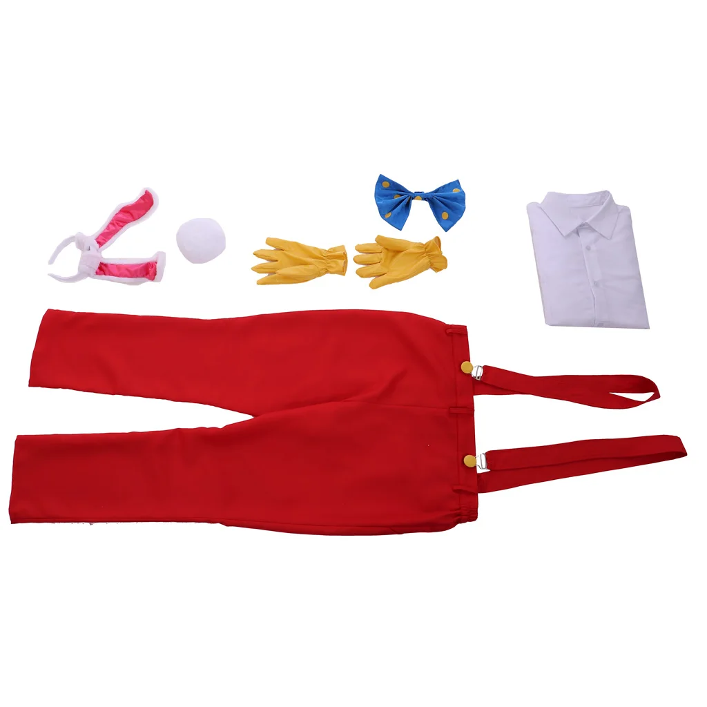 Who Framed Roger Rabbit Cosplay Rabbit Costume Red Romper