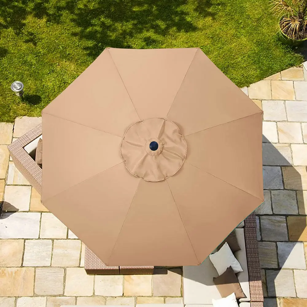 Umbrella Replacement Cloth 6/8 Ribs 7.5/9/10ft Patio Umbrella Cloth