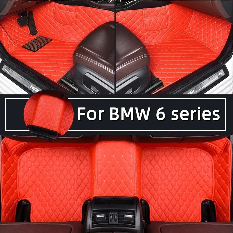 

Автомобильные коврики для BMW 6 серии Sedan F06 650i 640i четыре двери 2011-2016 2012 2013 индивидуальные автомобильные накладки на ножки аксессуары для интерьера