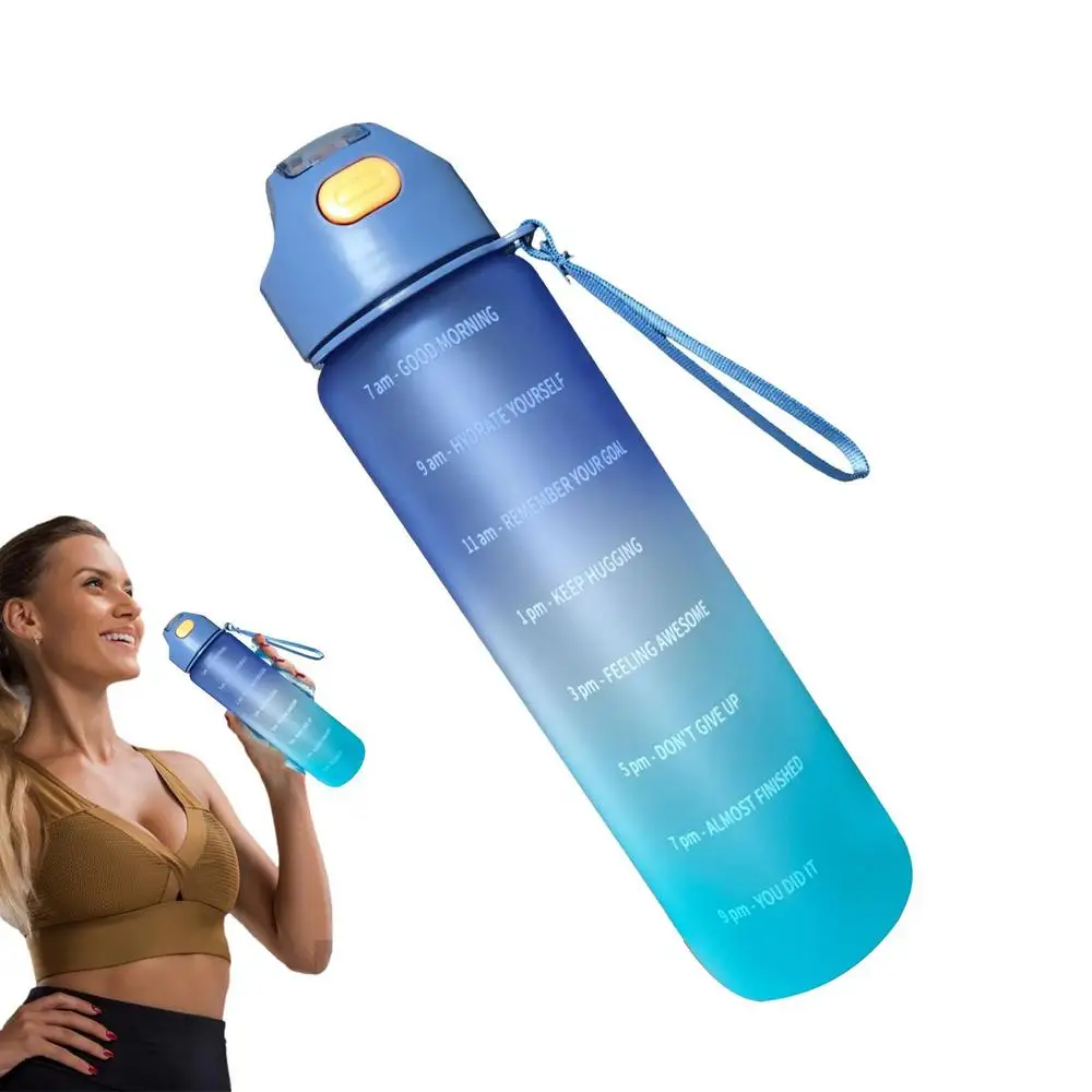 Sports Water Bottle With Handle 1Liter