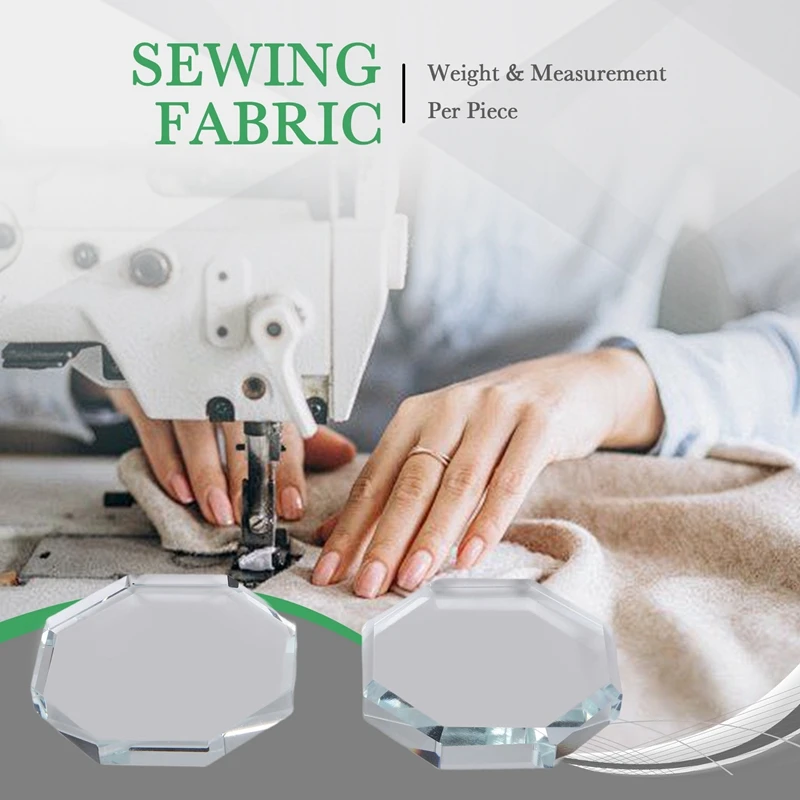 A15F-5PCS Glass Pattern Weights For Sewing, Fabric Sewing Weight Cloth Dressmaking Pattern Making And Sample Cutting Weights