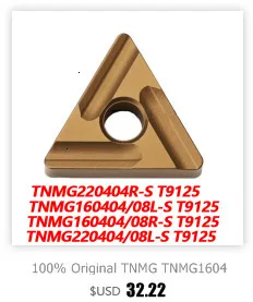 100% Original TPMT TPMT090204 PS NS9530 TPMT110304 PS  TPMT110308-PS CNC lathe Insertion Carbide Insert  Mechanical Processing boring bar