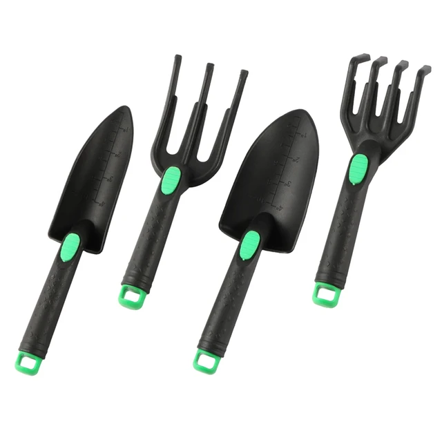 1Set 3Pcs/4Pcs Gardening Hand Tool Mini Spade Shovel Rake Harrow Yard Flower Planting Cultivation Weeding Transplanting Digging 2