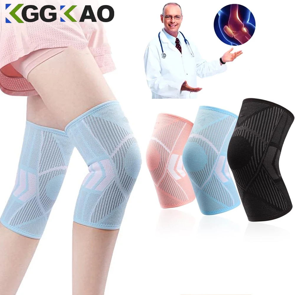 Compression Knee Brace 1Pcs Compression Knee Brace for Women Men Running Knee Pain Knee Support Compression Sleeve Sports Braces for Arthritis
