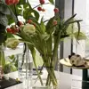 Book Vase for Flowers Nordic Style Clear Acrylic Book Design Vase Transparent Aesthetic Flower Vase Office Home Room Decorations 5