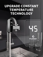 Fudeer robinet chauffe-eau électrique de cuisine robinet d'eau chaude instantanée chauffage froid robinet chauffe-eau instantané sans réservoir 2