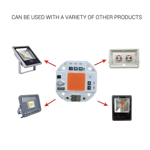 LED 칩 AC220V 110V 100W 70W 50W COB LED 성장 조명 용접 무료 식물 성장 조명 텐트, 풀 스펙트럼 파이토램프 2