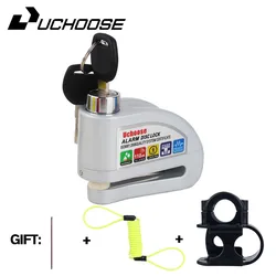 Waterproof Anti - Theft Motorcycle Disc Brake Alarm Lock with Bag and Reminder Rope - Free Shipping (Gray2)