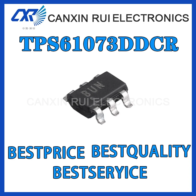 

100% new origina TPS61073DDCR silkscreen BUN switching regulator chip package SOT23-6