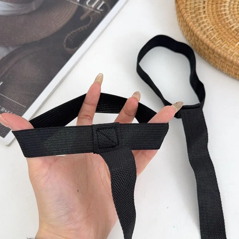 Adjustable 2-in-1 Yoga Mat Carrier with Elastic Holder – Heavy-Duty Shoulder Strap for Hands-Free Gym Travel (4-Pack)