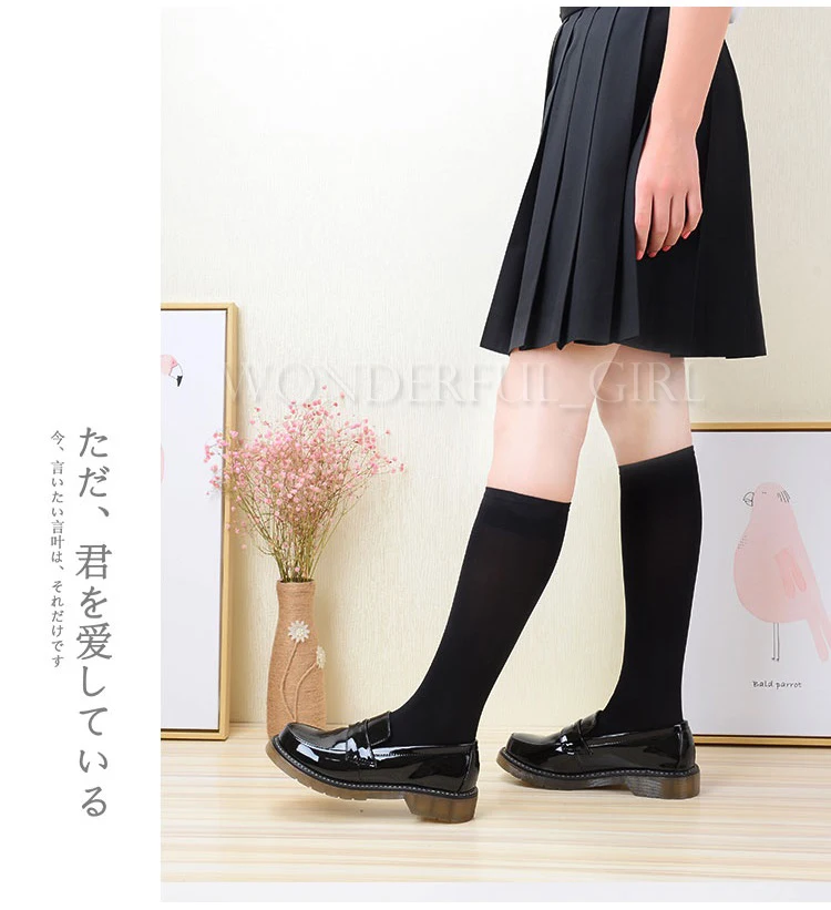 Neue japanische Studentenuniformschuhe Cosplay Lolita Plattformschuhe für Frauen/Mädchen Schwarz/Braun Größe 35-40 4