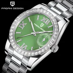 2023 New PAGANI DESIGN Women's Quartz Watch 32MM Diving Stainless Steel Sapphire Glass Waterproof Watch for Man Clock
