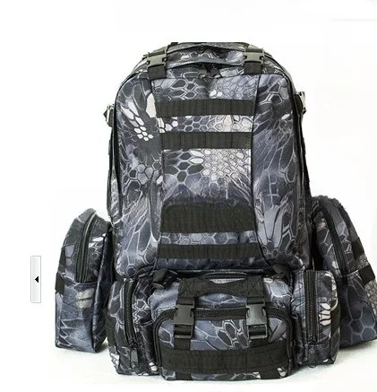 Duurzame 55L camouflage bergbeklimmerstas voor heren en dames, outdoor rugzak met hoge capaciteit, combinatierugzak, wandel- en fietstas_voghion.com