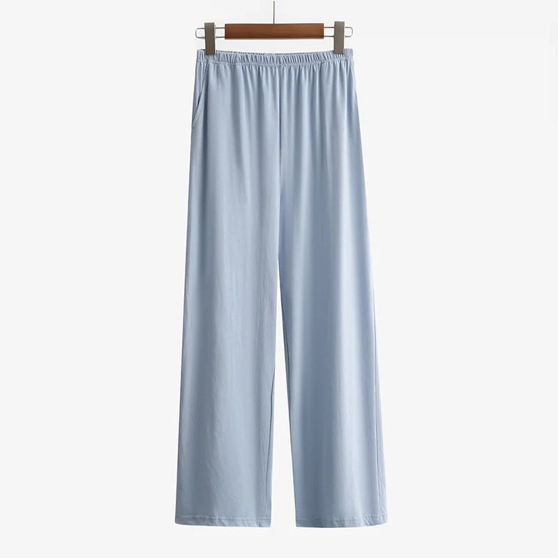 Baumwolle Nachtwäsche frauen Hosen Herbst Winter Hause Hose Lose Beiläufige Nachtwäsche Komfortable Schlaf Pyjamas Hosen Weibliche – Detail 8