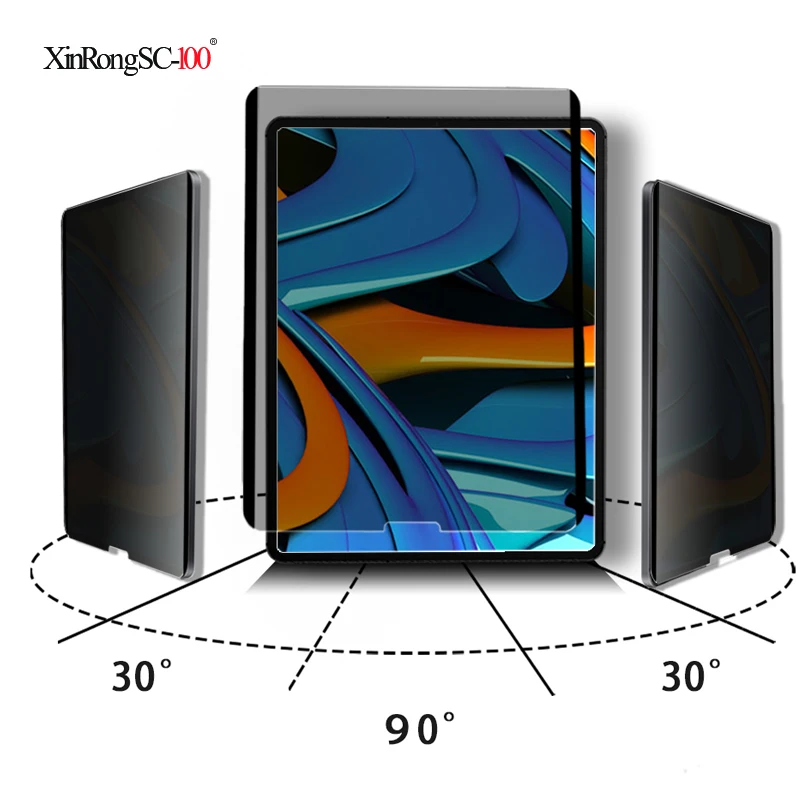 For Apple iPad 9.7 2018 6 6th 5 5th AIR Gen A1893 A1954 A1474 A1475 A1476 A1822 Privacy Tempered Glass Screen Protector Film 5