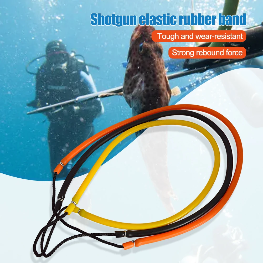 Rubber Fishing Hand 5x10MM Spearing Equipment Resistant Speargun Pole Spear Sling for Harpoon Spearfishing Diving