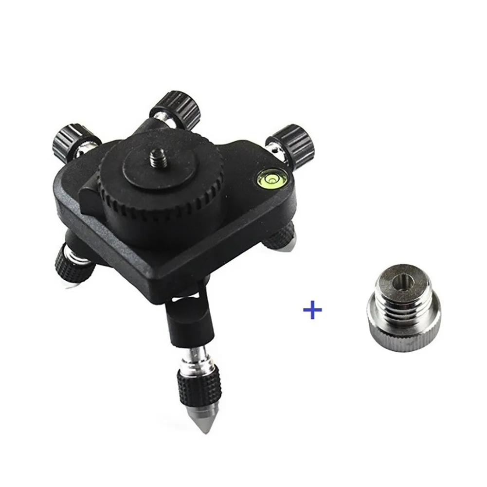 

Level Adapter Meter Bracket Level Base Adjustable Rotation Meter Tripod Bracket 1/4" Interface Construction Tool Parts