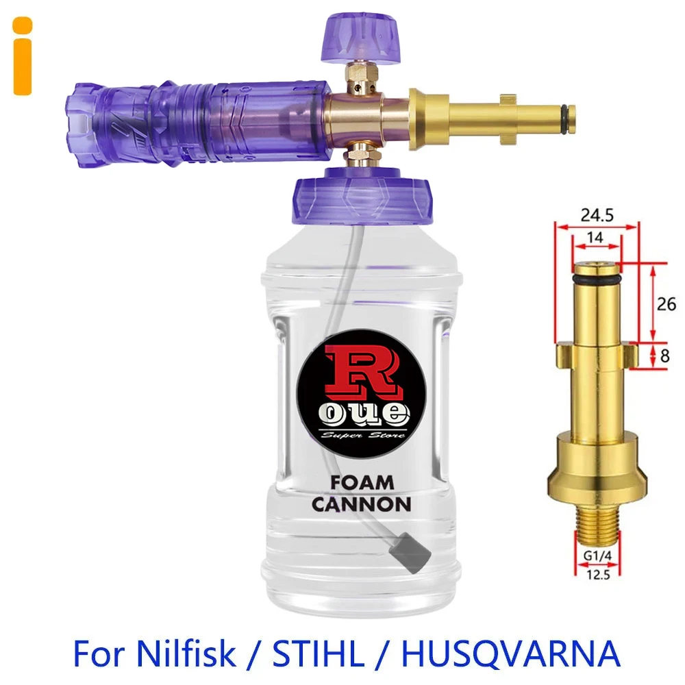 Mousse Pour Lavage De Voiture, Pot À Mousse Réglable, Connexion Rapide, 3 Niveaux Intégrés