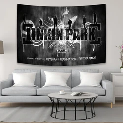 Rock Rap Tapestry Banner Flag Hippie Linkinparks Music Posters Wall Hanging Print Polyester Tapestry