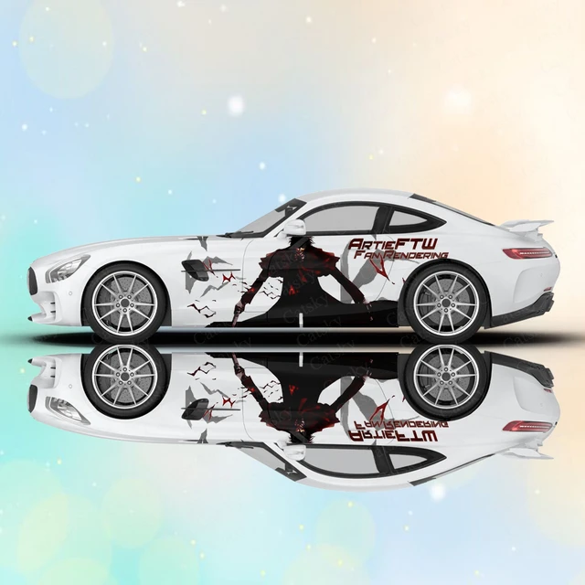 Autocollants décoratifs de voiture Anime, Jujutsu, Kaimmense, graphiques  latéraux, accessoires de modification, décalcomanies d'emballage de course  de douleur - AliExpress