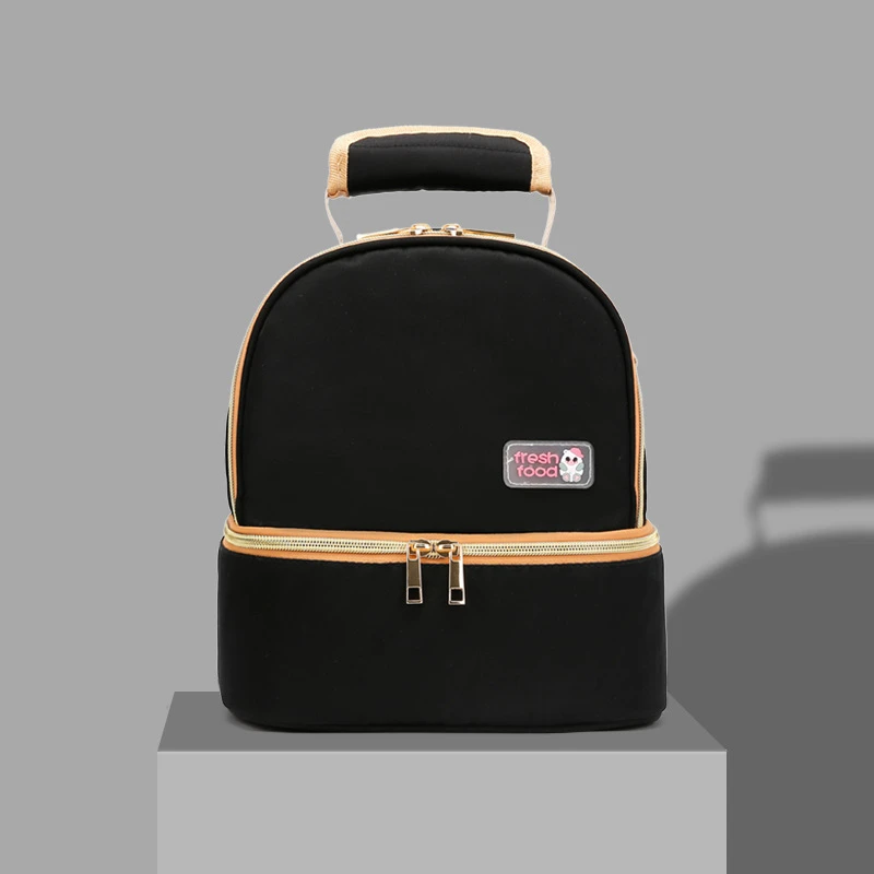 Storage Backpack Bento Bag Double-layer Breast Milk Backpack Milk Bottle Fresh-keeping Insulation Bag Milk Bag Milk Mommy Bag