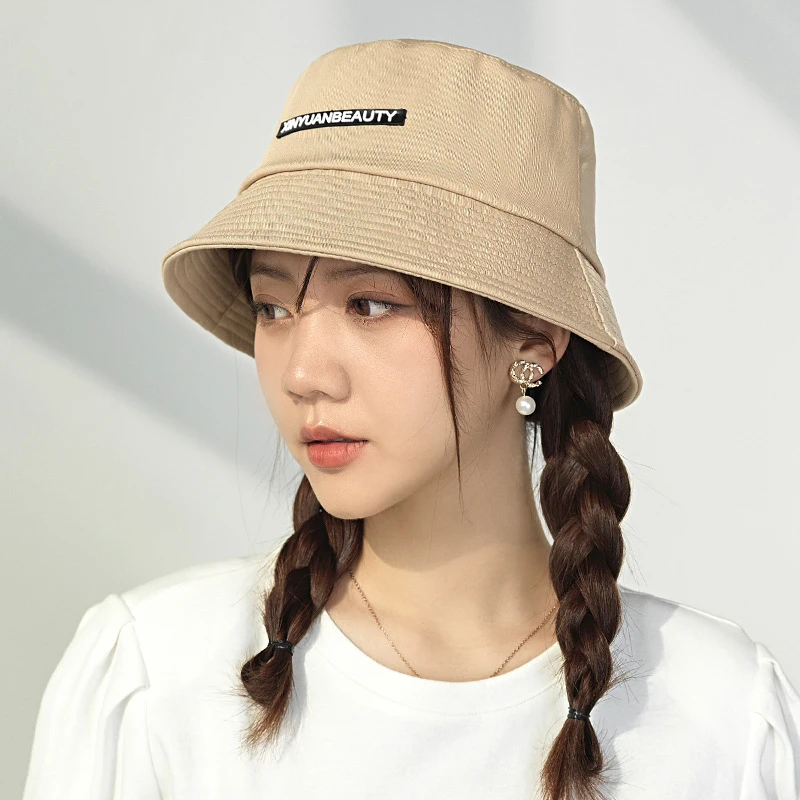 

Fashion Letter Summer Bucket Hat Girls Women Outdoor Fisherman Cap Man Travel Sun Beach Visors Hat Female Casual Bob Panama Hat