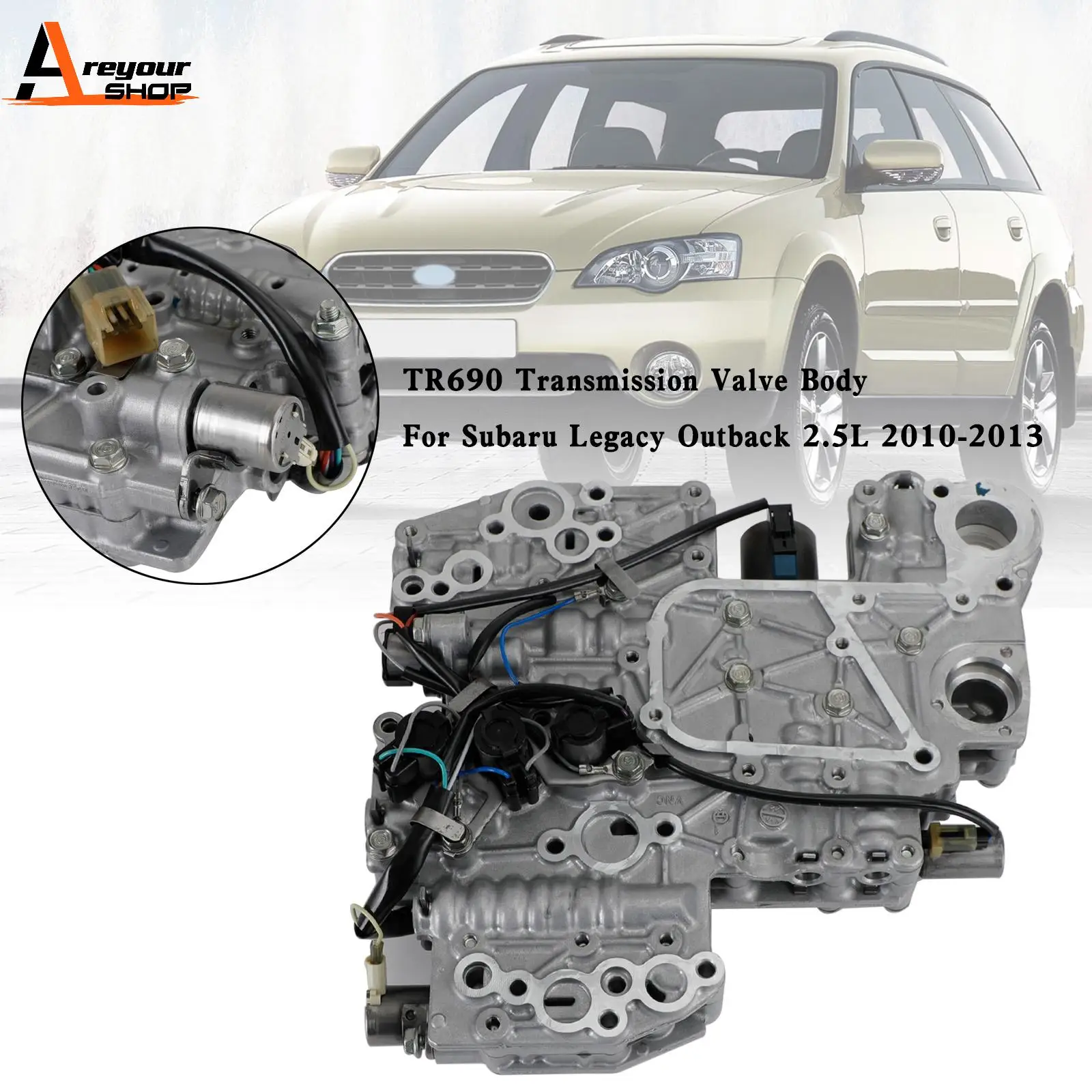 

Корпус клапана трансмиссии Areyourshop TR690 4WD для Subaru Legacy Outback 2010 л 2013-31706AA034 31706AA030