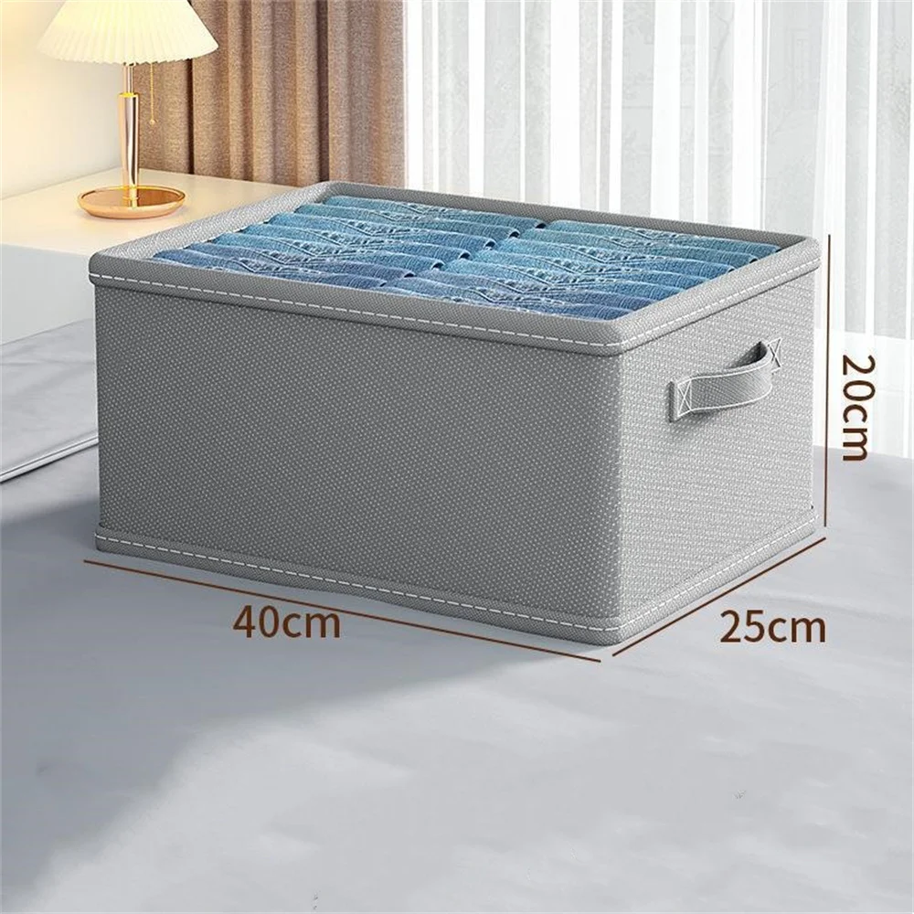 Clothes Organizer Trousers Clothes Jeans Storage Box Underwear Bra Socks Artifact Compartment Box Wardrobe Organizer