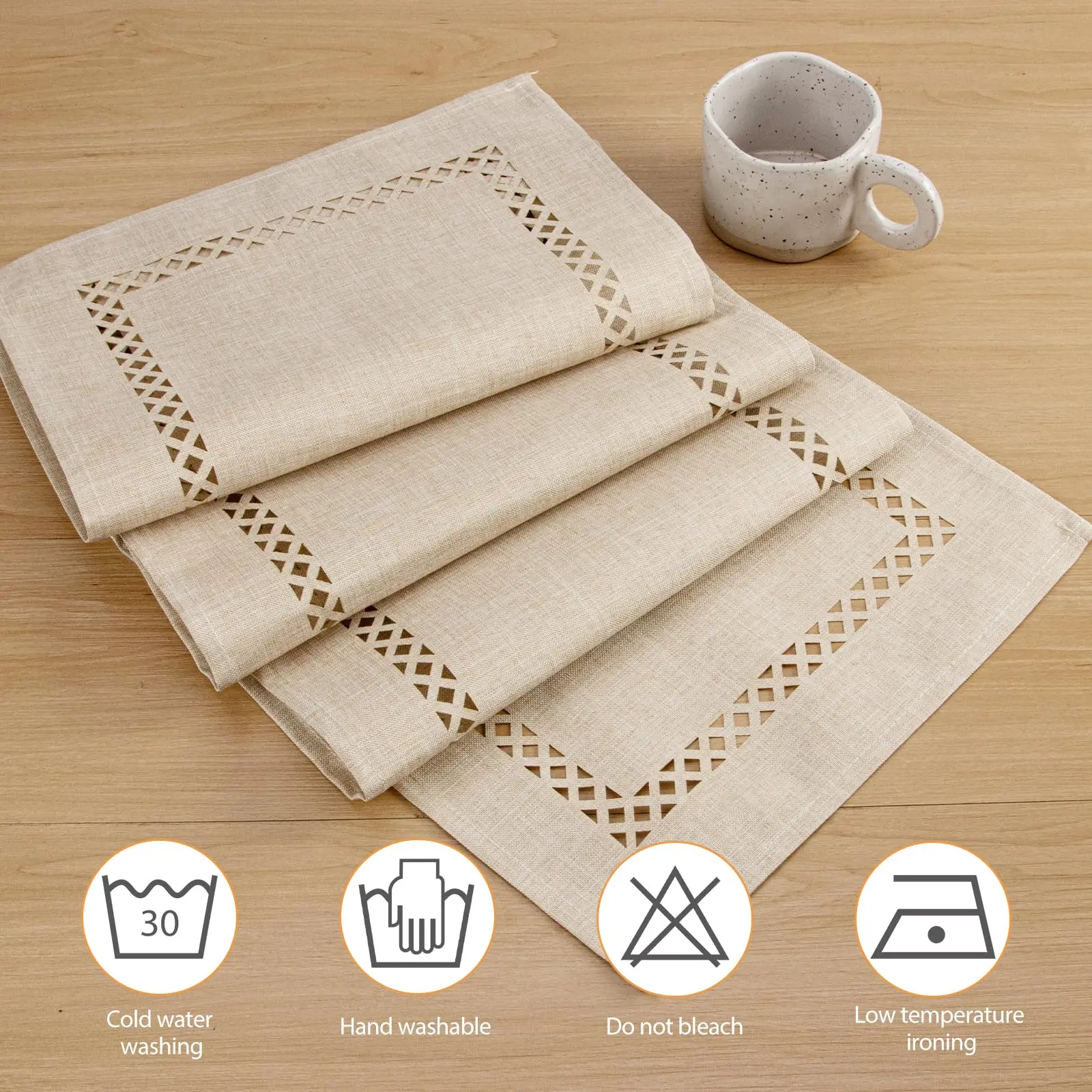 Modern Linen Table Runner 5
