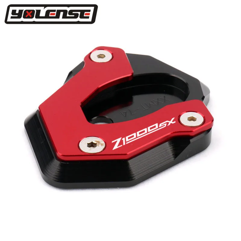 For KAWASAKI NINJA1000SX Z1000SX NINJA 1000SX Motorcycle CNC Kickstand Foot Side Stand Extension Pad Support Plate Enlarge Stand