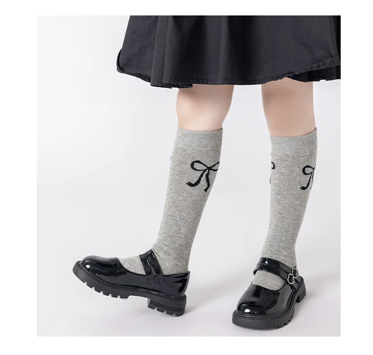 Teenage Girls Mid-calf School Socks 3Pairs