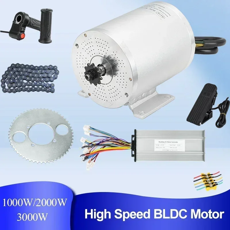 Kit Moteur DC sans balais Électrique, 72 V 3000 W Burundi