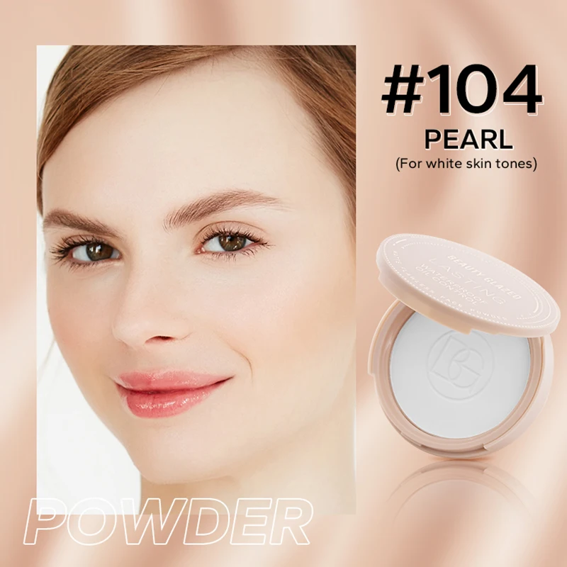 بودرة الوجه المزججة غير اللامعة للتحكم في الزيت، ب...