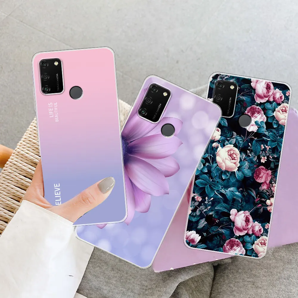 Crystal Clear Protective Phone Case with Scenic Design – Transparent Fashion Cover