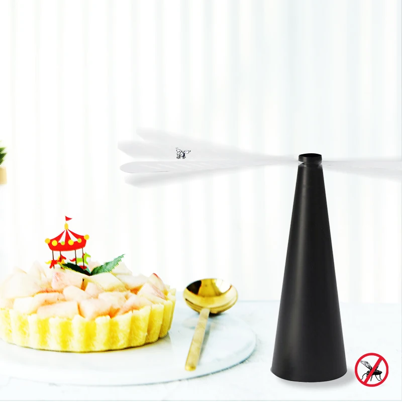 

Fly Repellent Fan Pest Control Long Fan Blades Batteries Automatic Electric Portable Desk Fan Keep Flies Away From Your Food