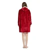 Winter Hoodies Sweatshirt Women Men Pullover Fleece Giant TV Oversized Blanket with Long Flannel Sleeves 5