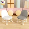 Household Backrest Pulley Low Stool Waist Protection 360 Degree Rotating Versatile Round Stools Modern Simple Universal Wheel 1
