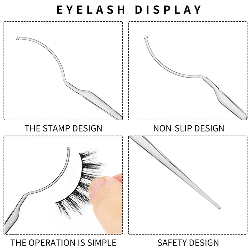 가짜 속눈썹 디스플레이 스틱, 속눈썹 보조 스틱, 속눈썹 연장 디스플레이 스틱, 속눈썹 살롱 액세서리, 4 개