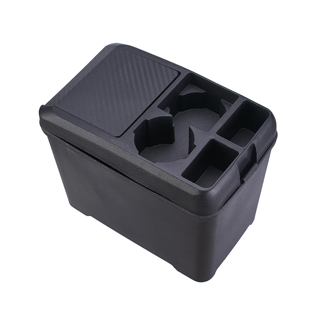 Delivery Tomorrow Vehicle-mounted Trash Can Storage Box Multi-functional  Push-type Open Lid Storage Bucket