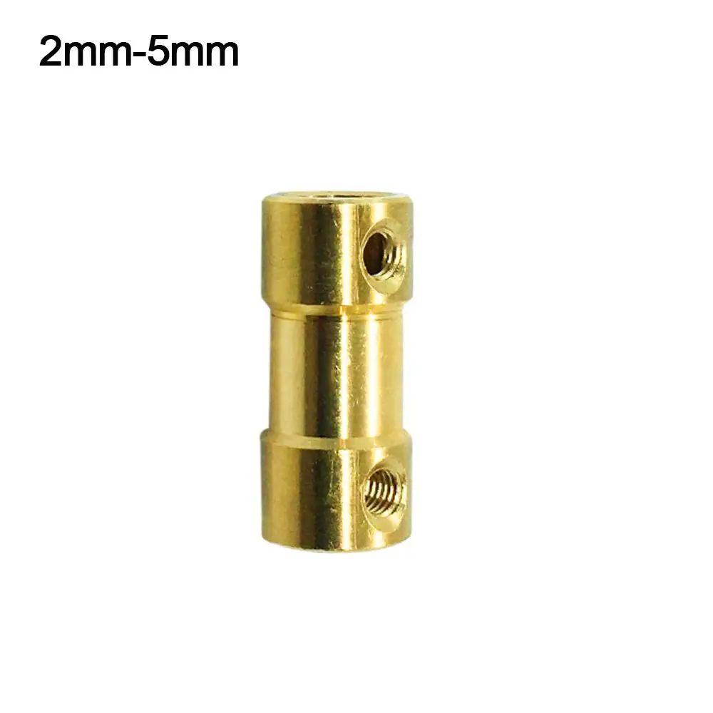 Rebower Rigid Coupling Copper Shaft Coupler Connector Motor Accessories [for 3D Printer]-2mm To 3.17mm Bore L20 X D9/Gold