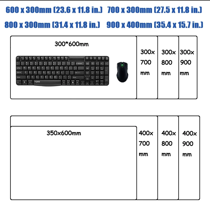 Roztomilá králík anime myš blok mause rohože zelená rostlina úřad psací stůl rohož počítač deskmat hráč podložka pod myš kawaii deskpad stůl kobereček XXL